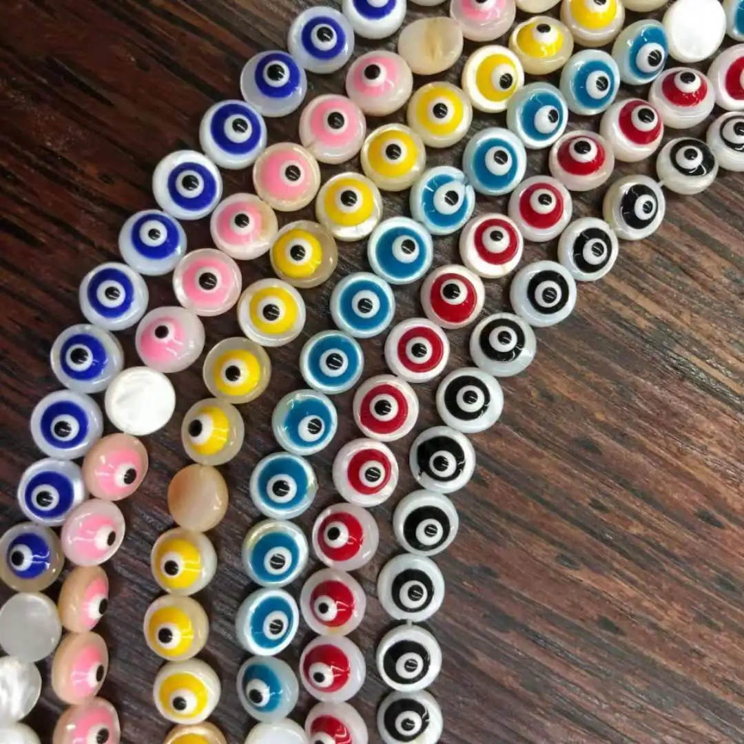 eye bead shell river shell mother of pearl for making jewelry