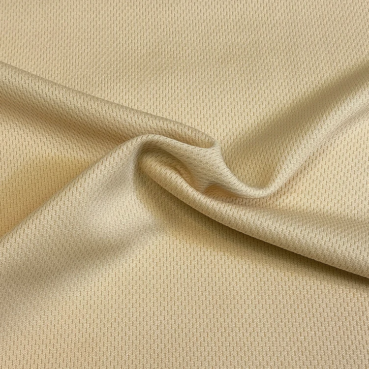 Custom Knitted 100% Polyester Eyelet Wicking Mesh Sport Football Jersey Bird Eye Fabric for Gym Wear,Sportswear