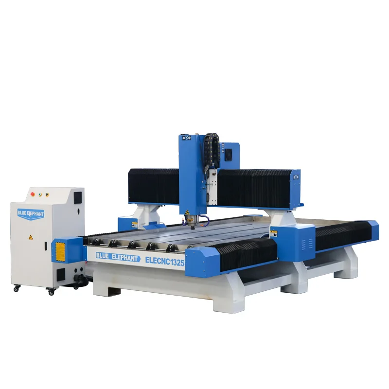 hot sale stone CNC router machine with a large working table automatic 1325 granite marble polishing router for headstone