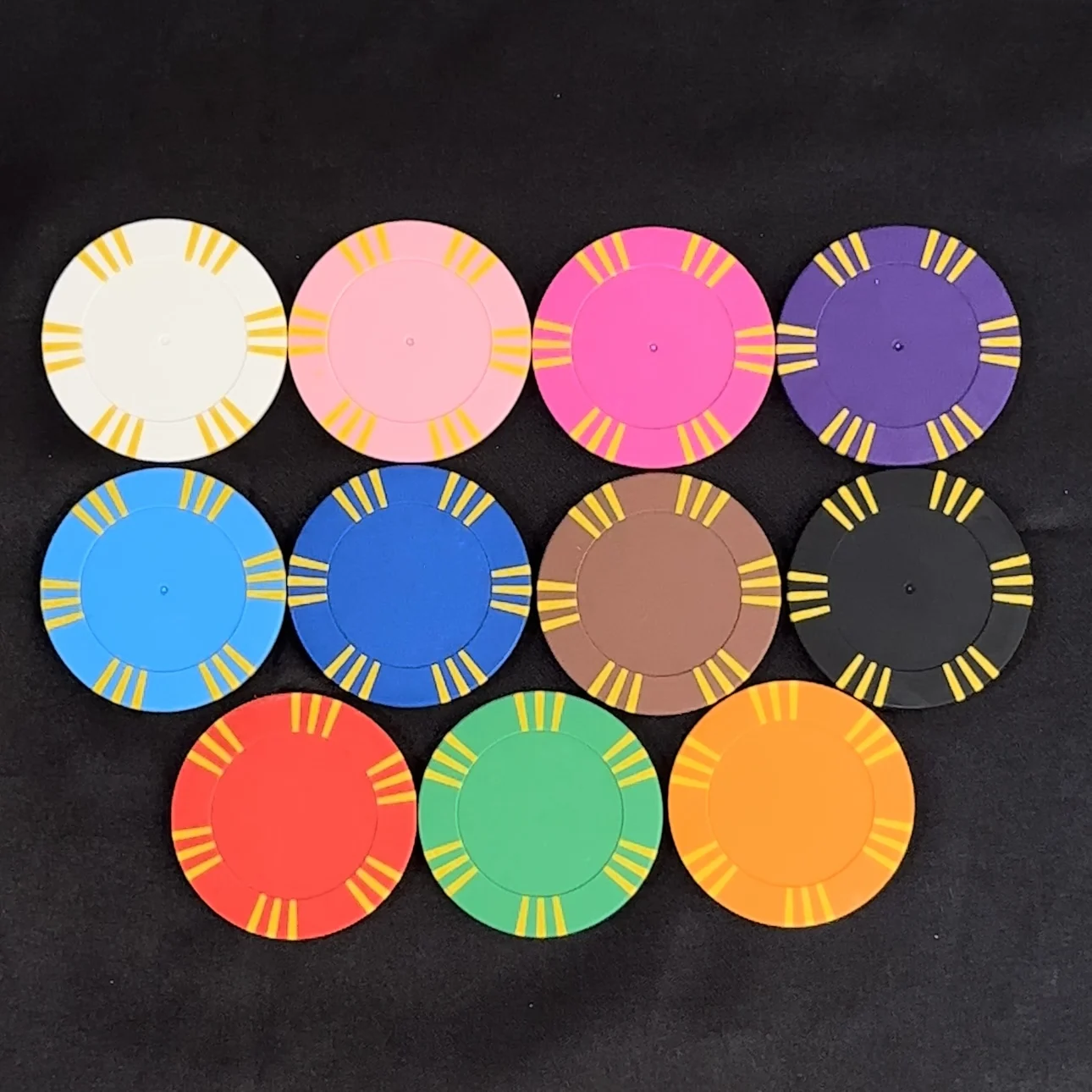 Advanced customization 11.5g Dice ABS Poker Chips For Casino