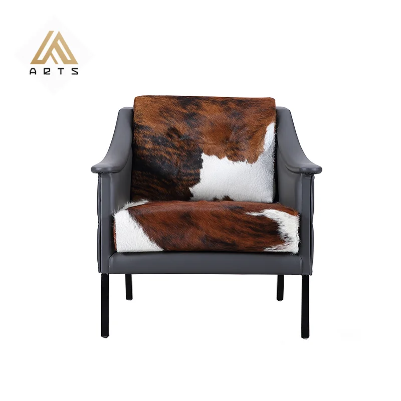 Hig end  Italy relaxing single seater sofa cafe hotel lobby office waiting room luxury leather chair