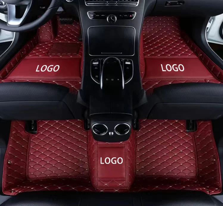 Оптовая продажа логотипы 7ds для Hilux роскошные антислипсы резиновый коврик автомобиля