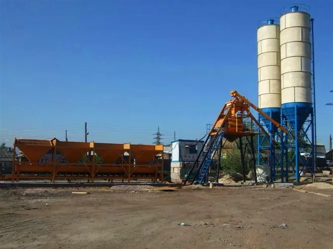 Concrete Batching Plant Hot Sale Mobile Mini Products Ready Mixed Low Price concrete Mixer batching plant Cement Silo For Sale