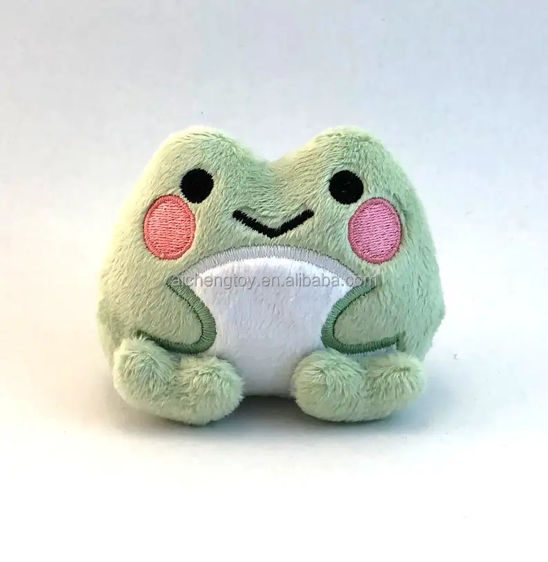 Custom mini green frog cartoon froggy plush Toy