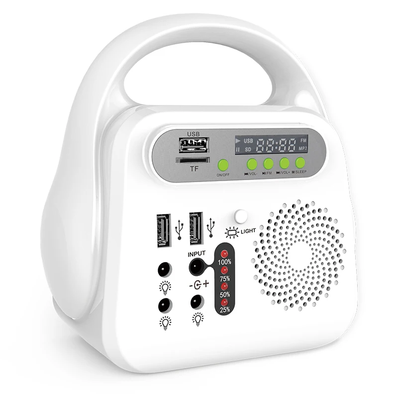 Solar Emergency Light For Home Use Off Grid Mobile Charge Portable Multifunctional Solar Lighting System Kit