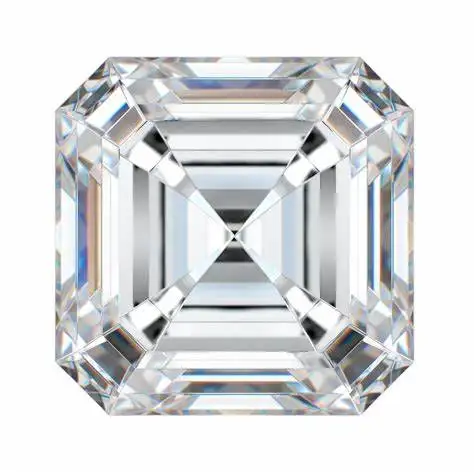 1.35ct 2ct F Color VS Clarity Synthetic CVD Asscher Cut Lab Grown Diamond