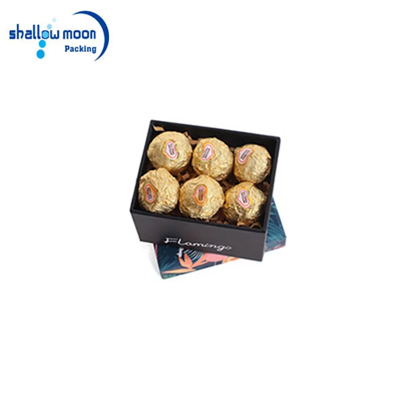 Cardboard sliding drawer packing lipstick eyelash gift box custom shoe chocolate candy sliding kraft paper rigid box