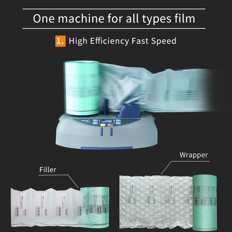 MINI AIR supplier automatic air cushion packaging machine for e-commerce