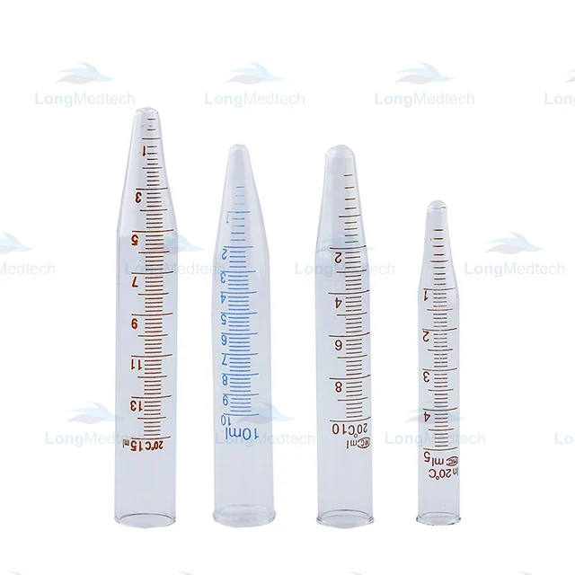 Conical Glass Centrifuge Tube 10ml 15ml with or without graduation