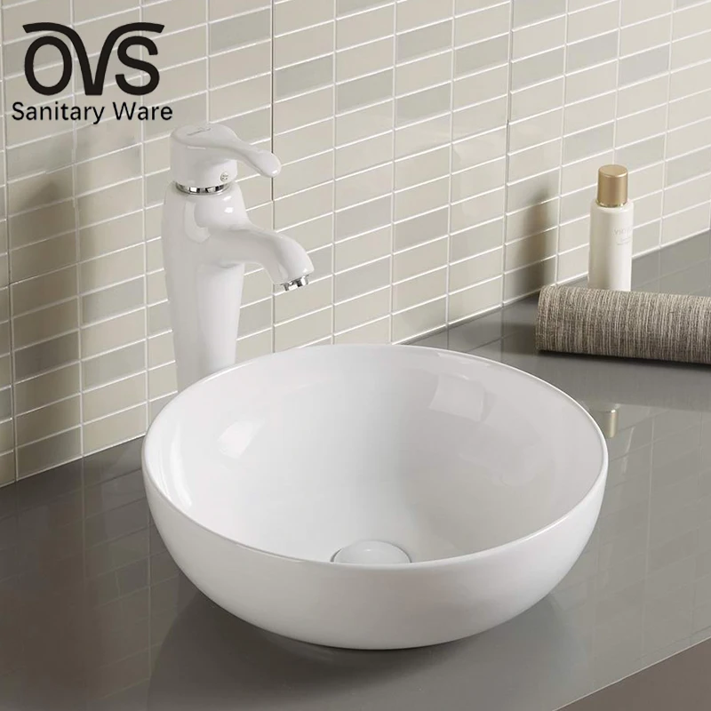 OVS Hand Wash Black Sink Bathroom Countertop Art Wash Basin Sink With Draws For Basins