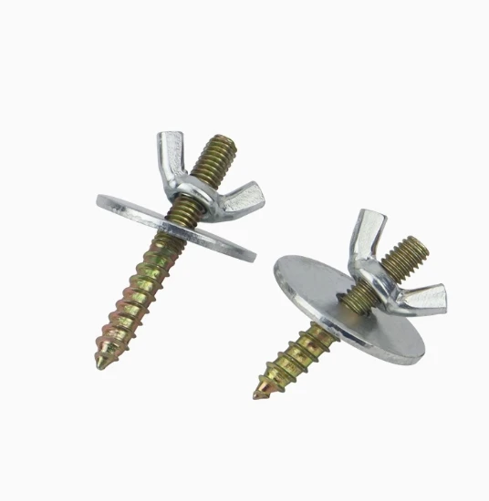 Furniture Hardware Carbon Steel Galvanized Double End Threaded Hanger Screw Bolt