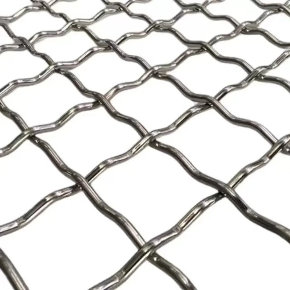 Professional Custom High Quality 200 Micron Stainless Steel Woven Wire Mesh Crimped Wire Mesh Screen