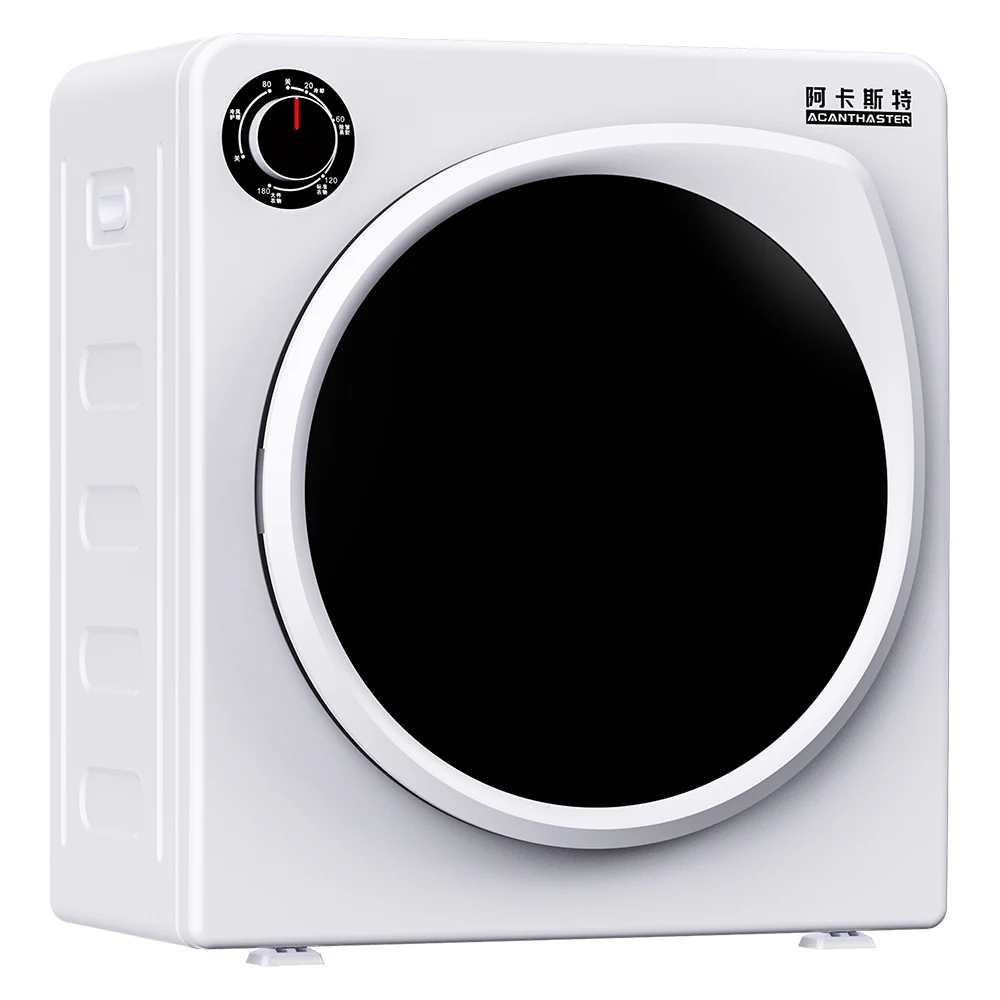 6KG  Wall mounted household Dryer Machine Clothes Dryer Quantity Steel Stainless Power Time Vented tumble dryer