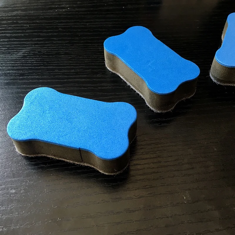 Wholesale Whiteboard Eva Dog Bone Board Mini Megnetic Erasaers For Kids