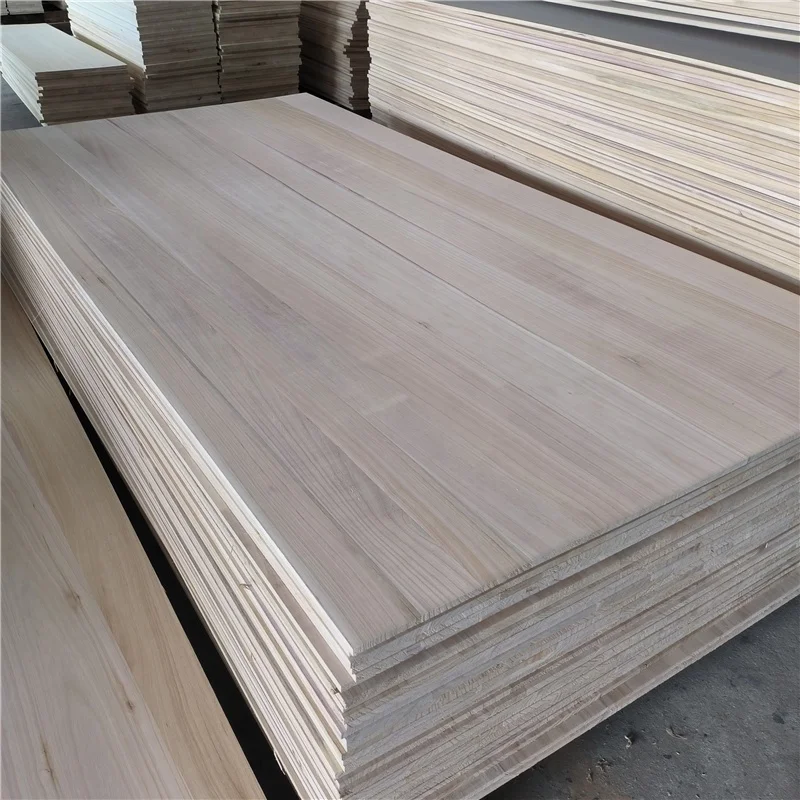 Wholesale boards wood paulownia 18mm solid board paulownia wood lumber price