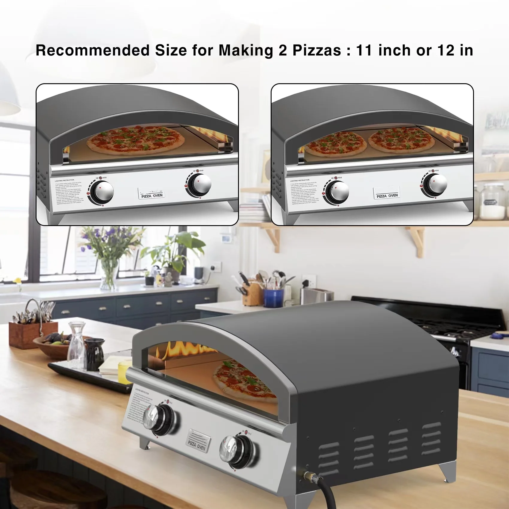 Commercial Household Mini Pizza Oven Gas Pizza Oven