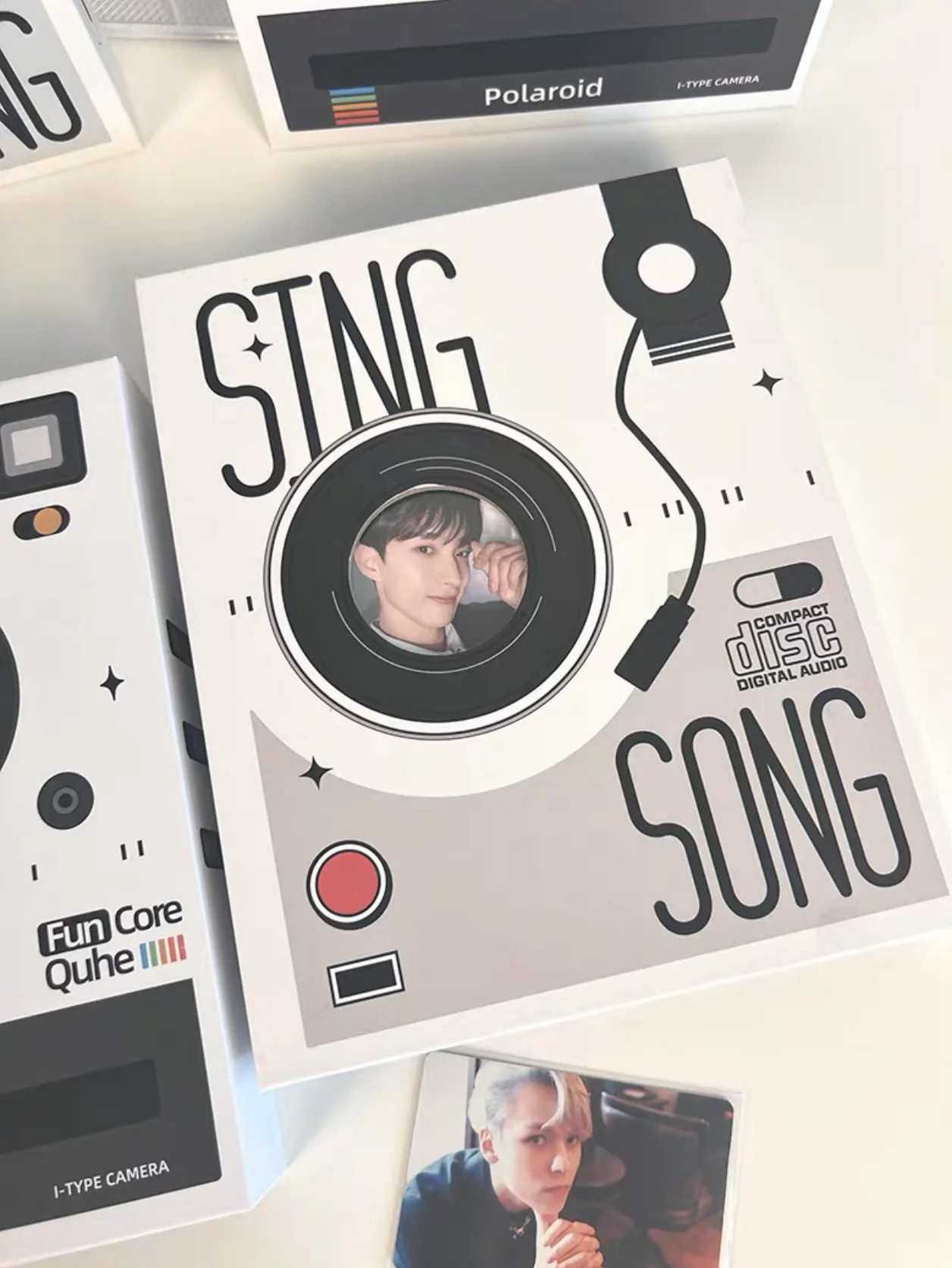 Kawaii Retro CD Shape A5 Kpop Photocard 6 Ring Binder Collect Book Idol Photo Card Holder Photocard Album