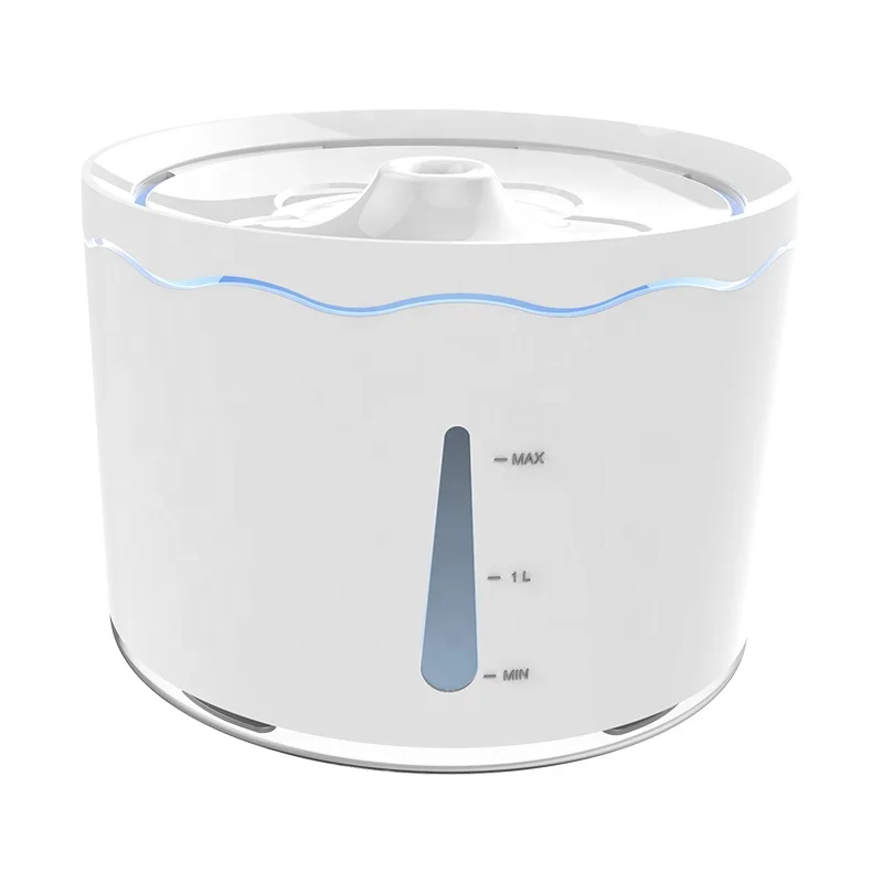 
2.5L Electric Cat Mate 2021 Automatic Drinker Water Drinking Fountain With Led Light For Cats Dogs 