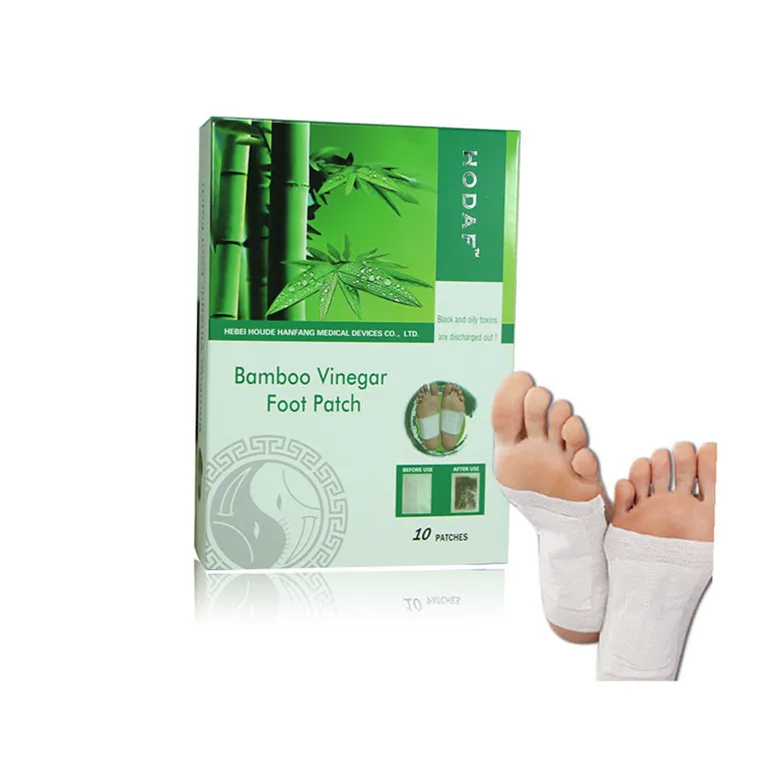 OEM-производство, Одобрено CE, улучшает утомляемость во сне, Детокс-патч для ног, бамбуковый уксус