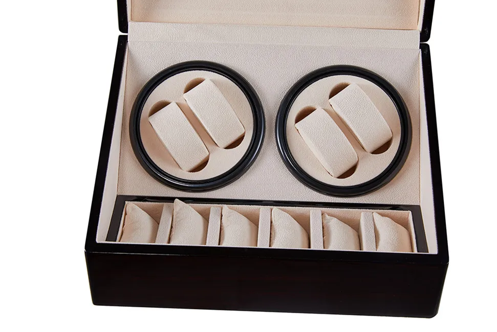 Gostar Jewelry Automatic Watch Winder Box Brand Fashion Single Watch Box Rotating Transparent Glass Cover For Mechanical Watches