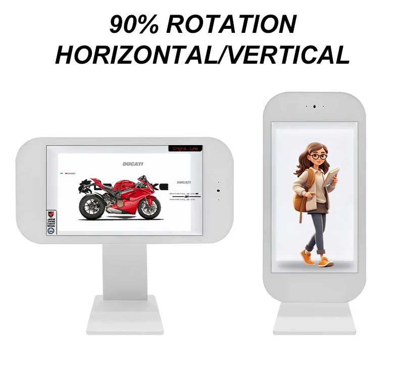 new technology 3D transparent lcd display jewelry advertising kiosk popular digital signage box
