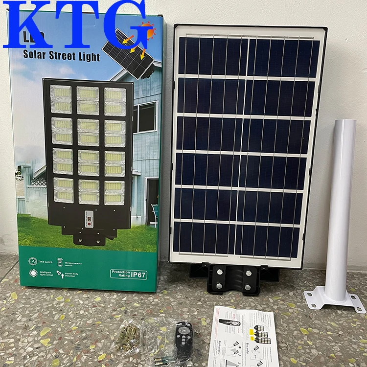 Kenya hot sale 2500w solar street light led 2000w IP65 Waterproof Integrated street light solar panel 1000 watt