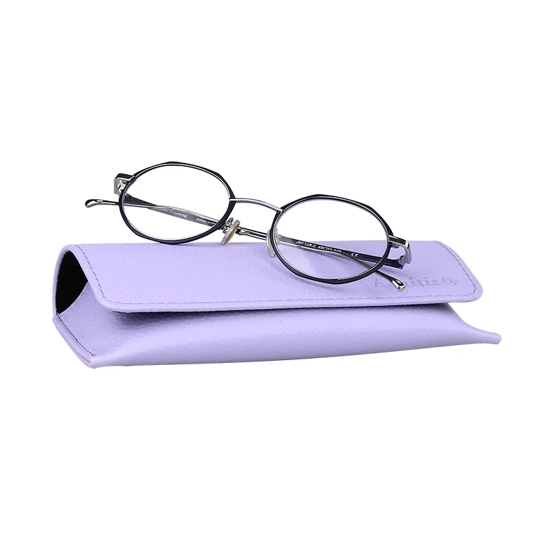 Custom Logo Hot Sale Pu Leather Sunglasses Packaging Box Velvet Soft Glasses Case