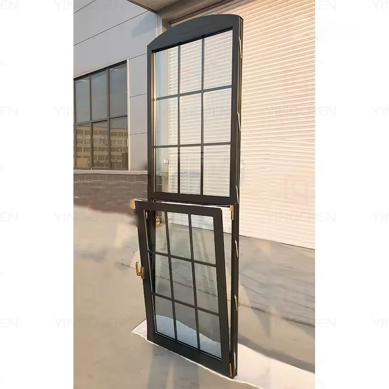 Modern design aluminum alloy picture windows thermal insulation sound proof bay window for house