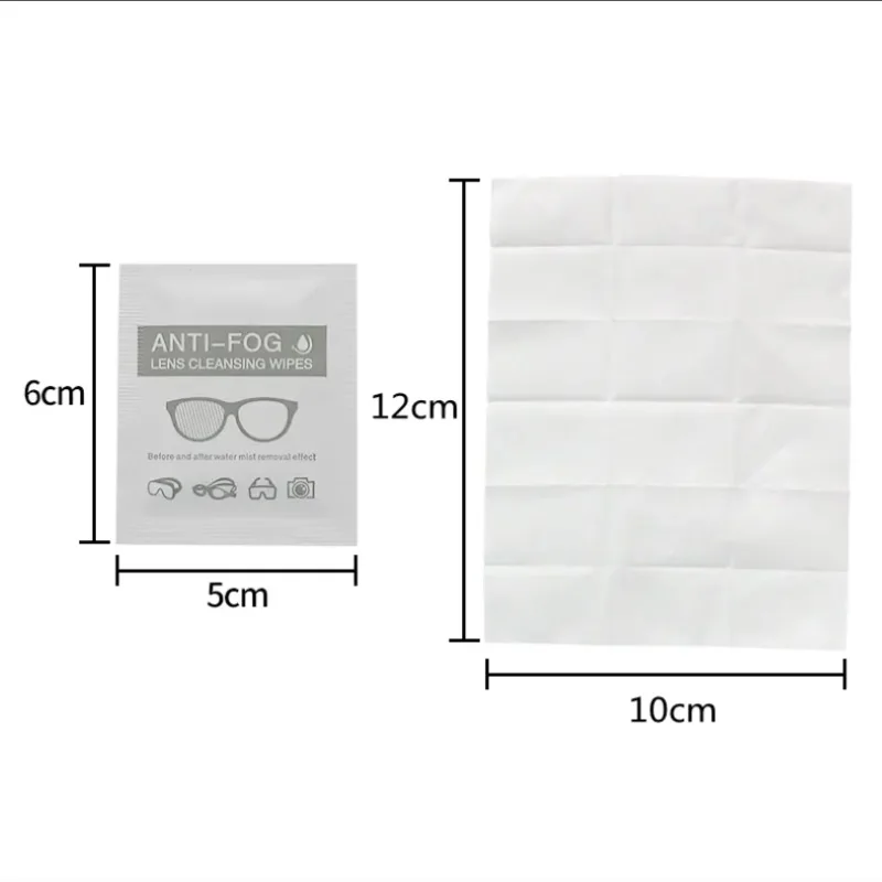Чистящие влажные салфетки для очков, индивидуальные одноразовые влажные салфетки для рук