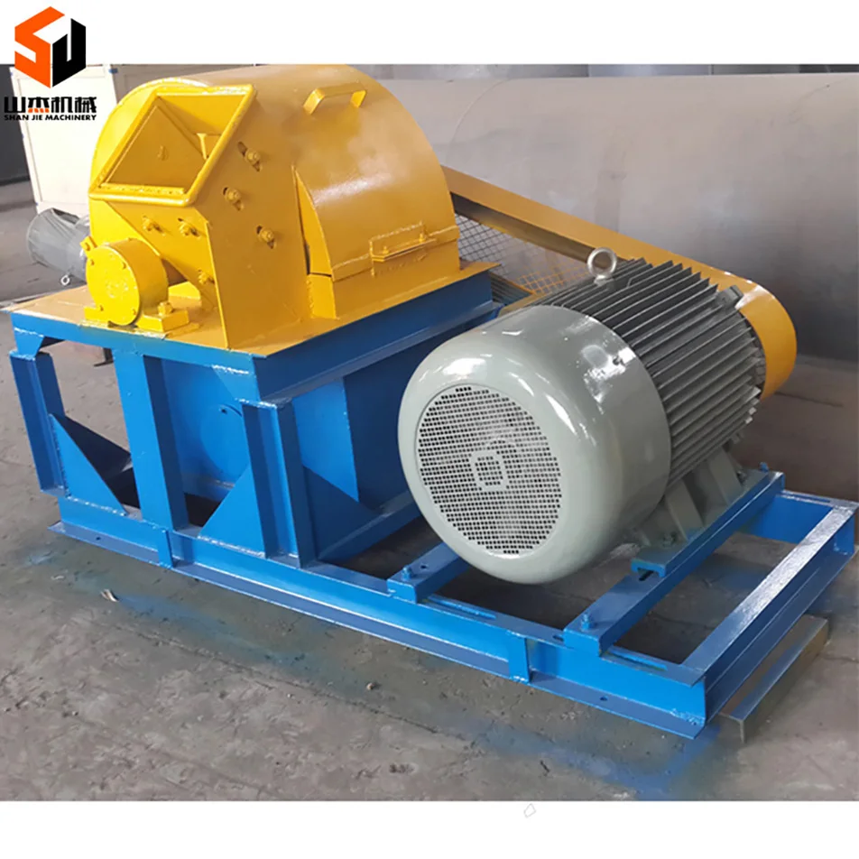 High Quality Diesel Mobile Wood crusher Farming Wood Crusher Making Sawdust Wood Branch Chipper