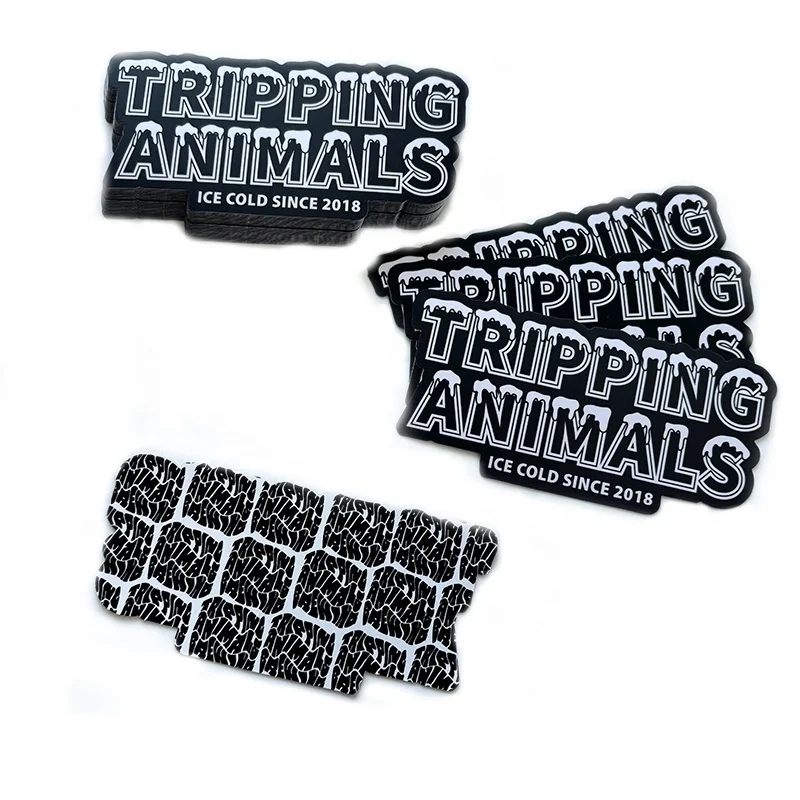 High Quality Waterproof Durable Vinyl Die Cut Sticker Double Side Printed UV Resist Custom Image Letters Stickers For Business