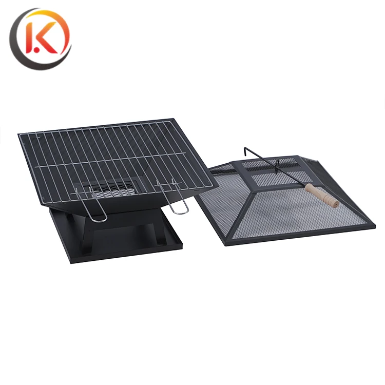 China Indoor Square home use japanese Mini charcoal portable barbecue Bbq grill With Handle