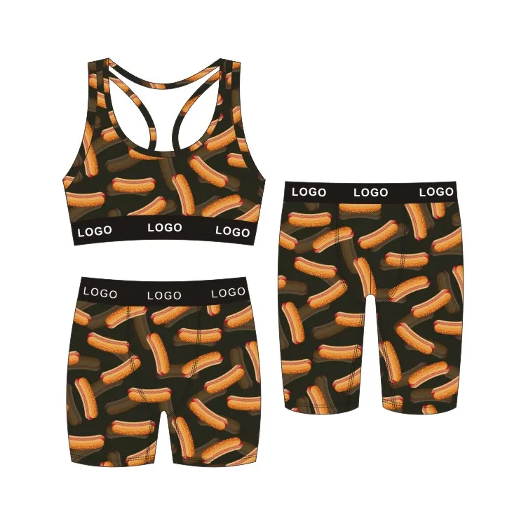 Wholesale Custom Logo Boxer Brief Underwear Polyester Knit Seamless Briefs Women Mens Boxer Briefs Boxers