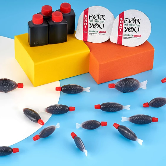 Соевый соус в форме рыбы по заводской цене, 8,2 мл, соевый соус Halal, соевый соус в саше