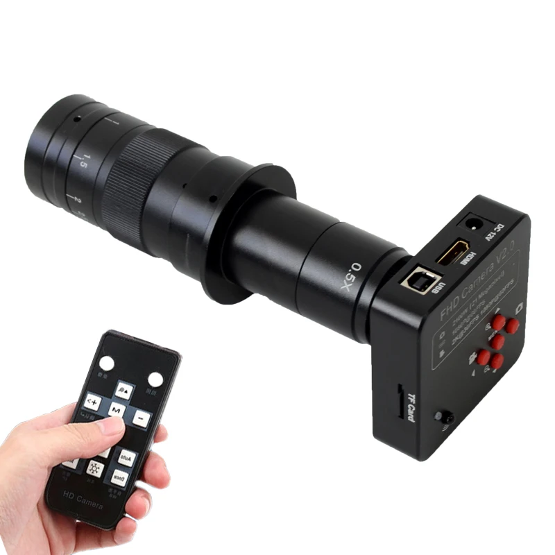  Цифровой микроскоп PDOK 21 МП камера HD USB промышленная цифровая Лупа измерительная CCD для
