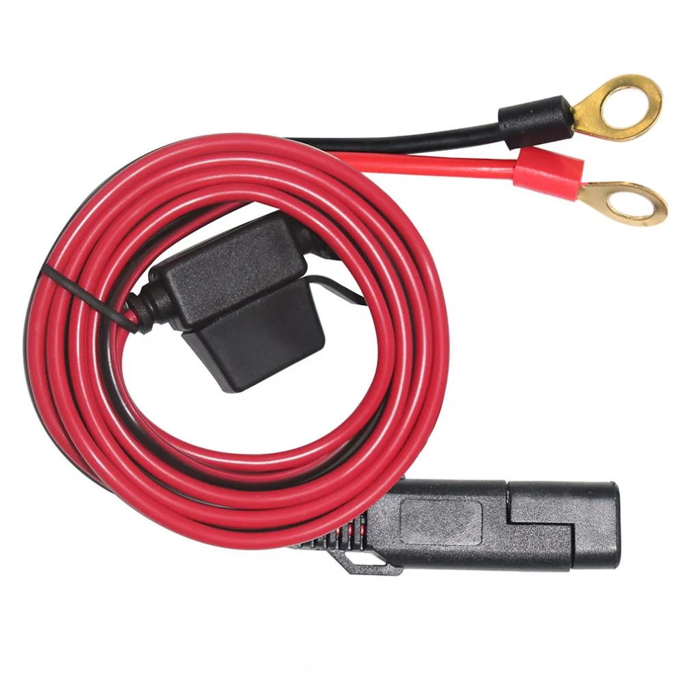 Car Motorcycle Charger Cord Sae Battery Connector 2 Pin Quick Disconnect Plug Cable