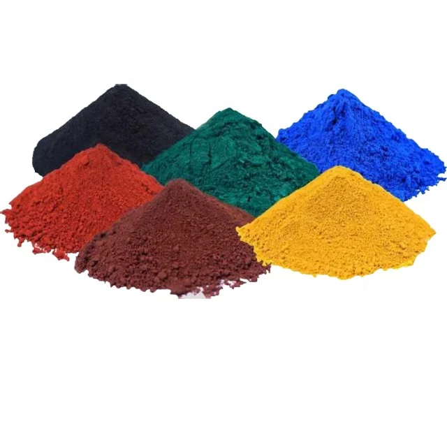 Iron Oxide Pigments Pigment Iron Oxide Green Red Yellow Green Blue Black And Brown For Iron Oxide Pigment For Concrete