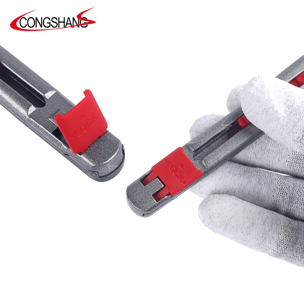 High Grade zinc alloy heavy duty cutter knife 9mm utility knife