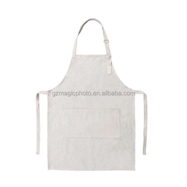 Custom Blank Sublimation Linen Apron Plain Print Apron