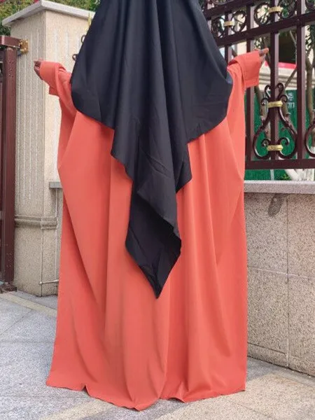Hot Selling Modest Dresses Abaya Dress Islamic Eid Muslim Women Long Sleeve Maxi Muslim Prayer Dress