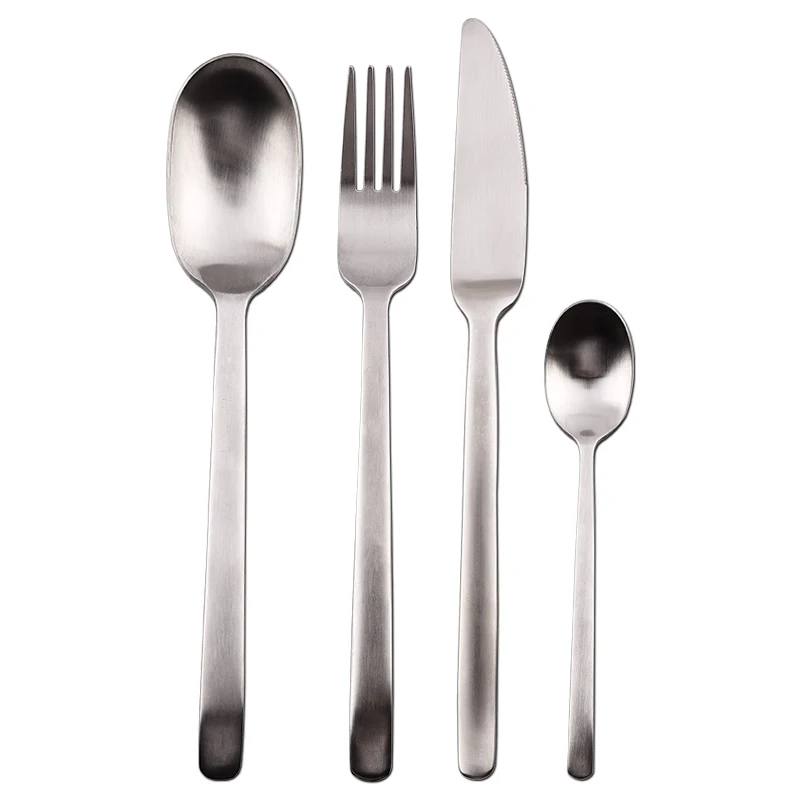new Reusable Cutlery Stainless Steel silverware  and  gold cutlery set  flatware  wedding cutlery gold spoon and fork