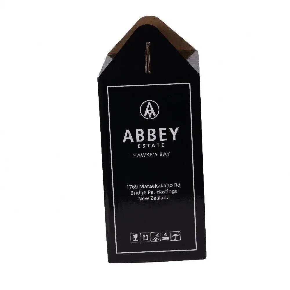 high quality customized logo 6 bottle wine corrugated cardboard box six pack beer box