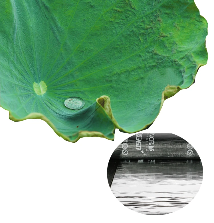 Self-Adhesive Bitumen Waterproof Membrane Aluminum Foil Surface waterproof breathable roof membrane