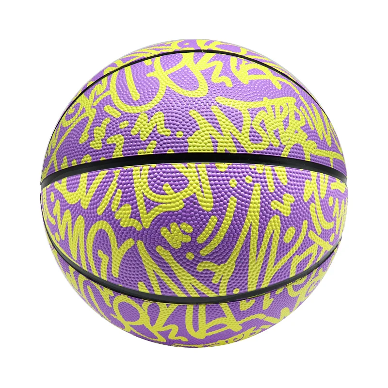 Rubber bulk custom basket basketball ball size 7 6 5 4 3 2 1