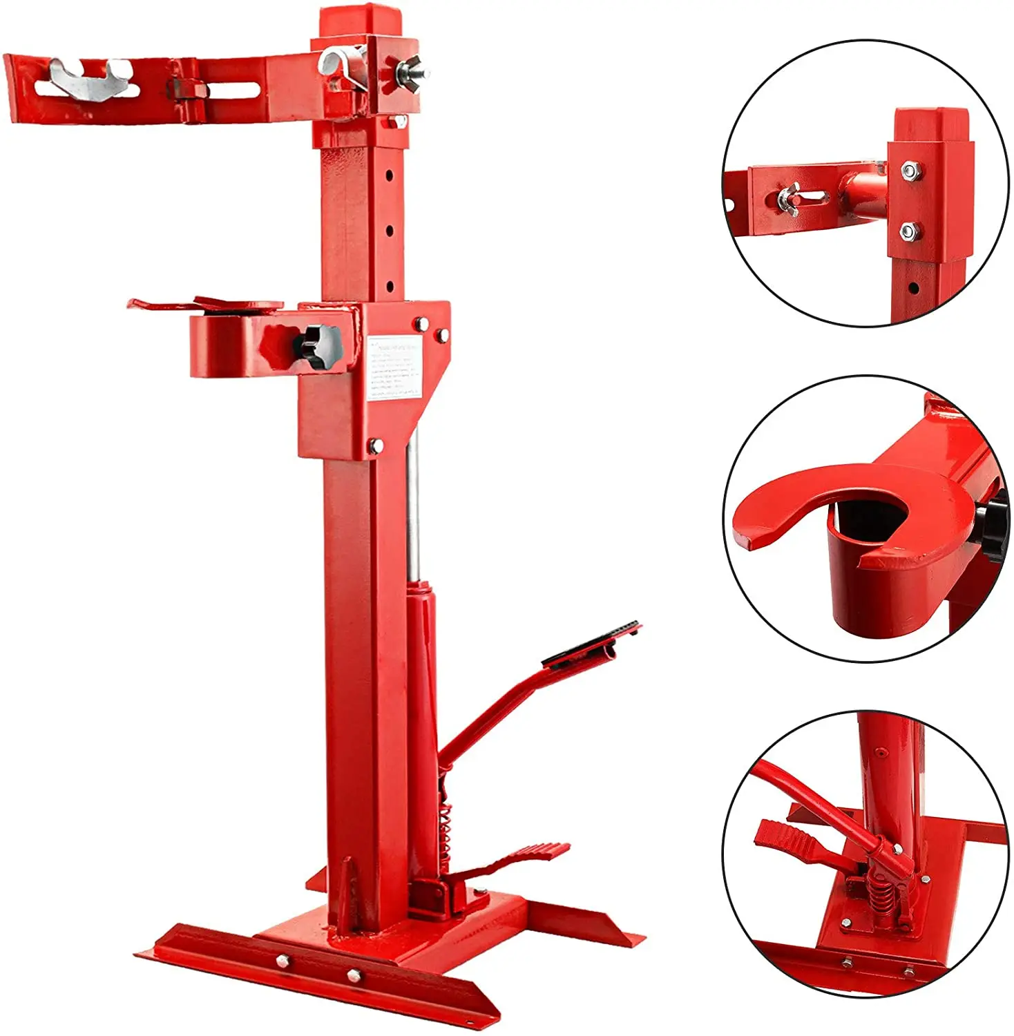 2.5 Ton Strut Spring Compressor Hydraulic Tool Auto Valve Spring Compressor 14Inch Coil Spring Compressor Set (2.5 Ton)
