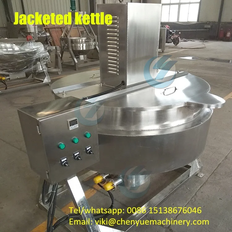 Factory price commercial industrial steam planetary stirring jacketed kettle
