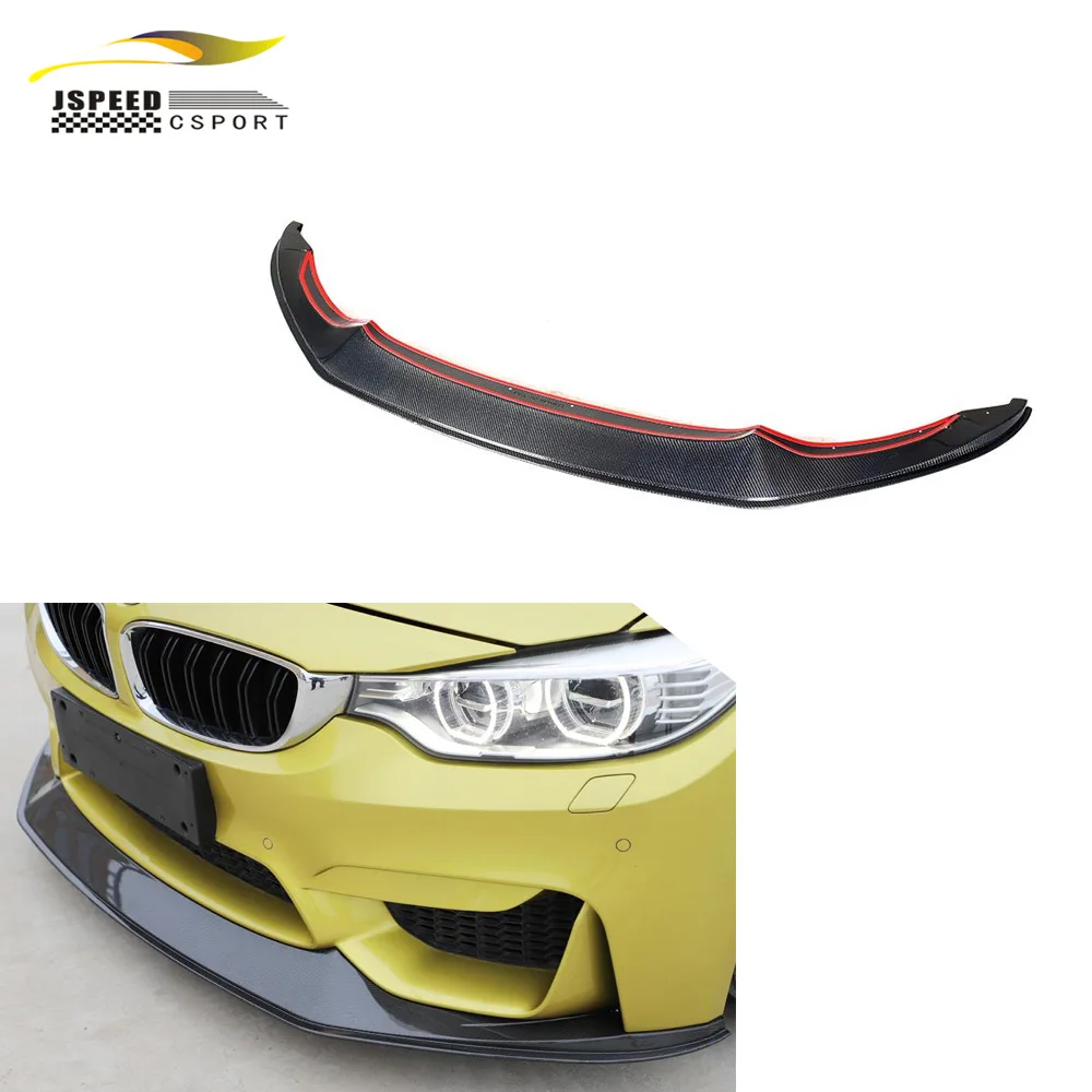 M3 M4 Carbon Fiber Auto Car Front Bumper Lip for BMW F80 M3 F82 M4 2014-2018