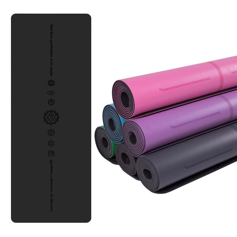 Low Moq Inflatable Mats Cork Portugal Borracha Custom Printed Eco Made From Natural Rubber Polyurethane ( Pu Yoga Mat With