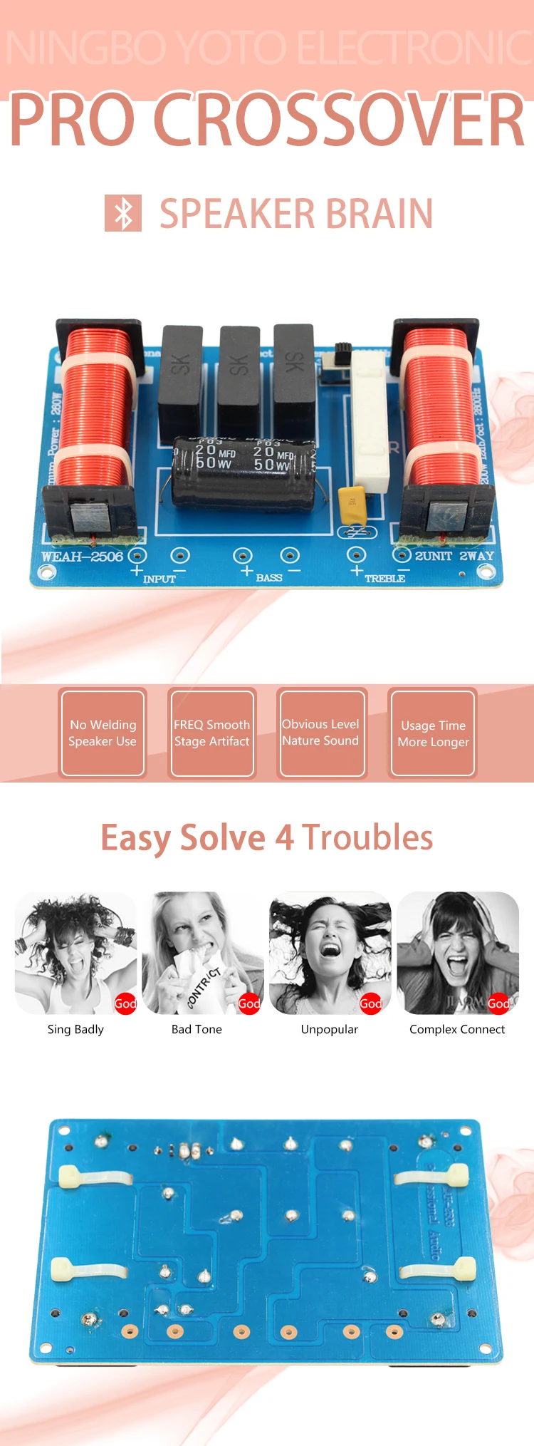 Crossover Audio Speaker