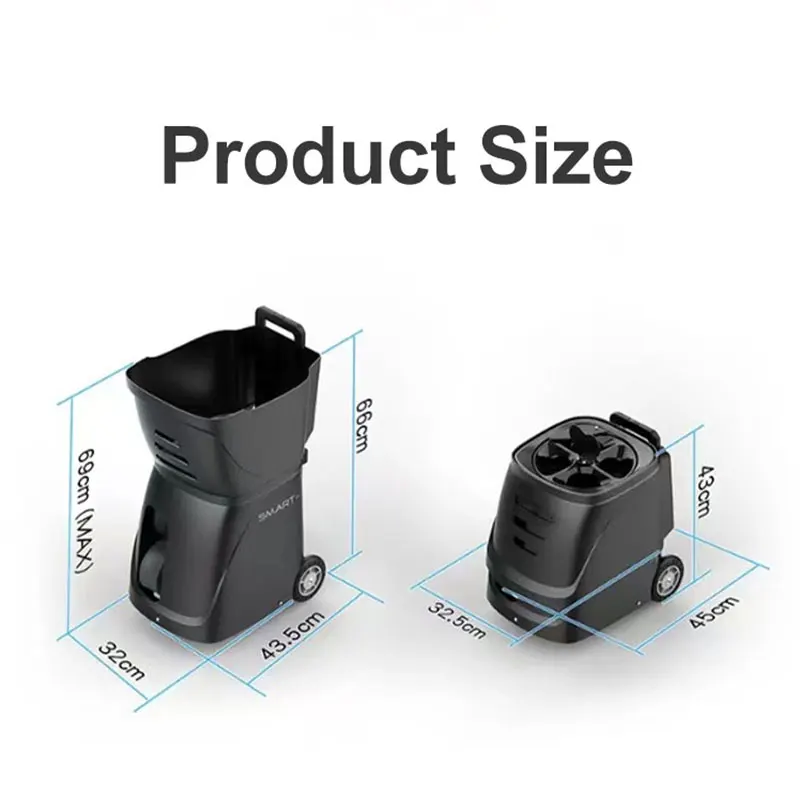 New Logo Packaging Customized Training Tennis Padel Ball Machine Smart App And Remote Control Tennis Ball Throwing Machine